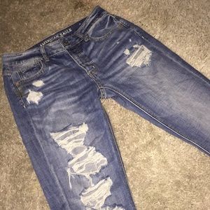 American eagle ripped jeans
